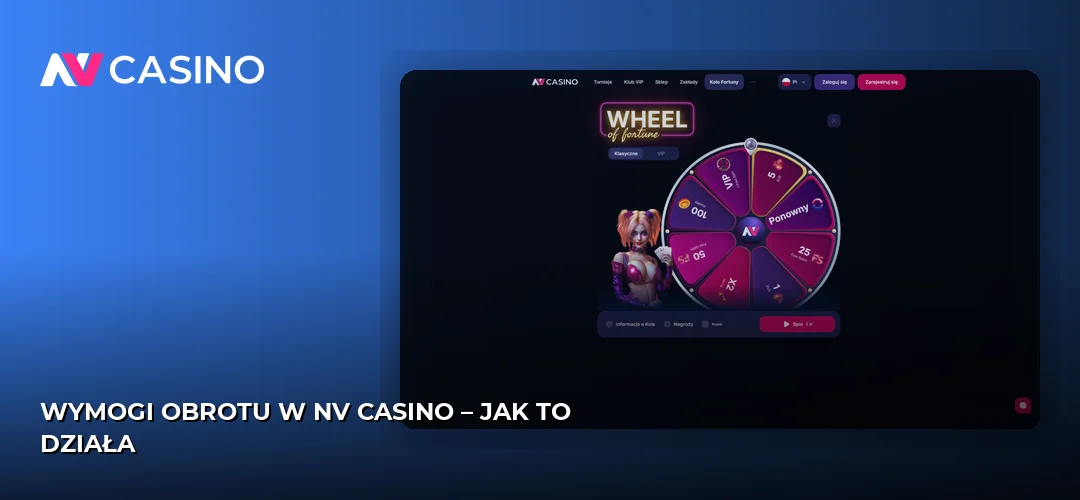 Zrzut ekranu strony NV Casino