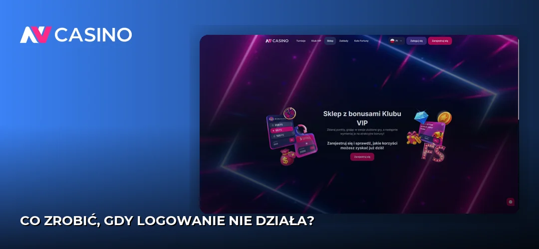Zrzut ekranu strony NV Casino